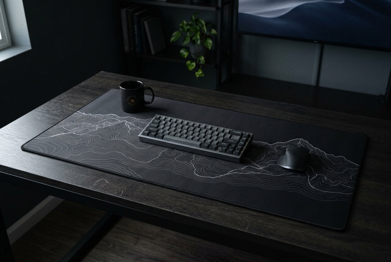 Topographic Desk Mat